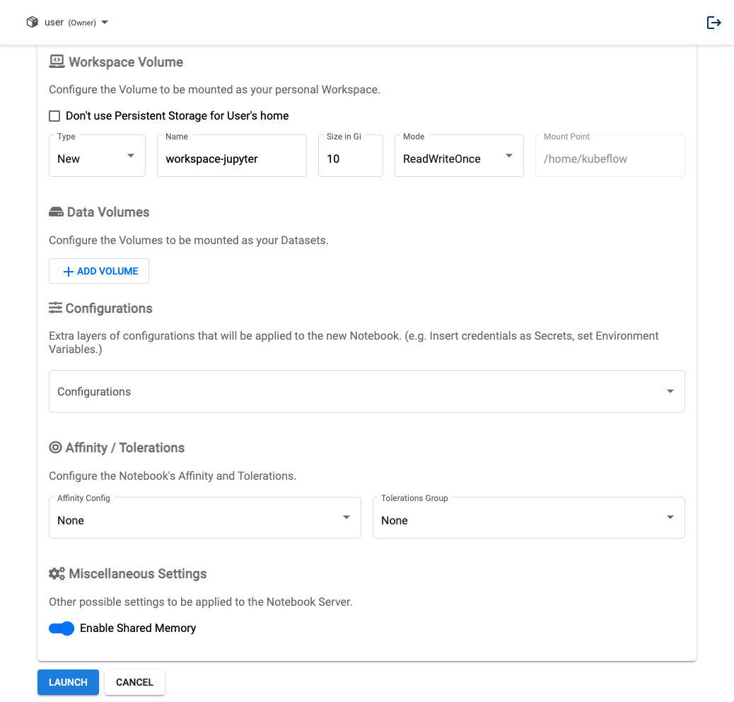 Notebook Server Setup