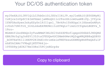 CLI IdP Auth Token