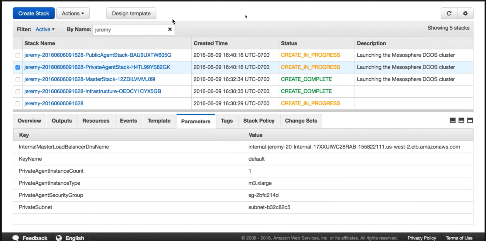 AWS UI