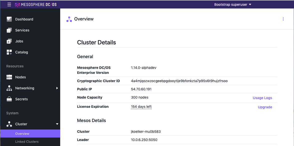 Cluster Overview