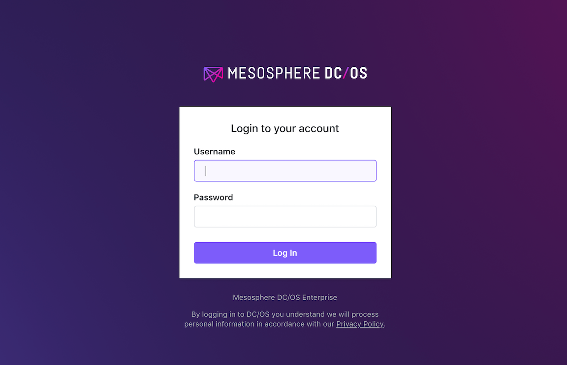 enterprise-Login-Page